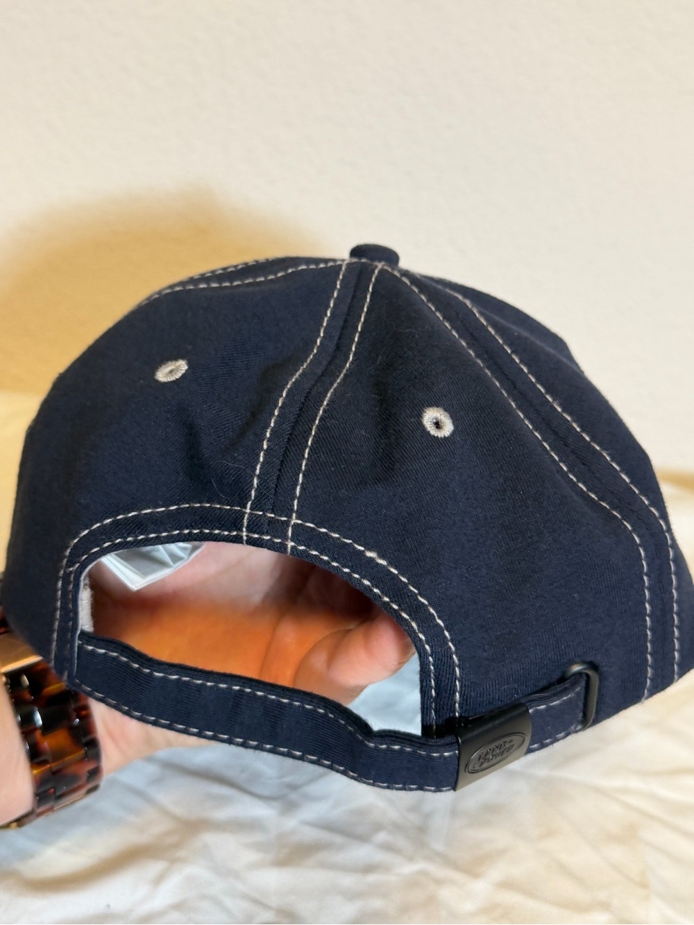 Land Rover Navy Embroidered Baseball Cap - Picture 3 of 7